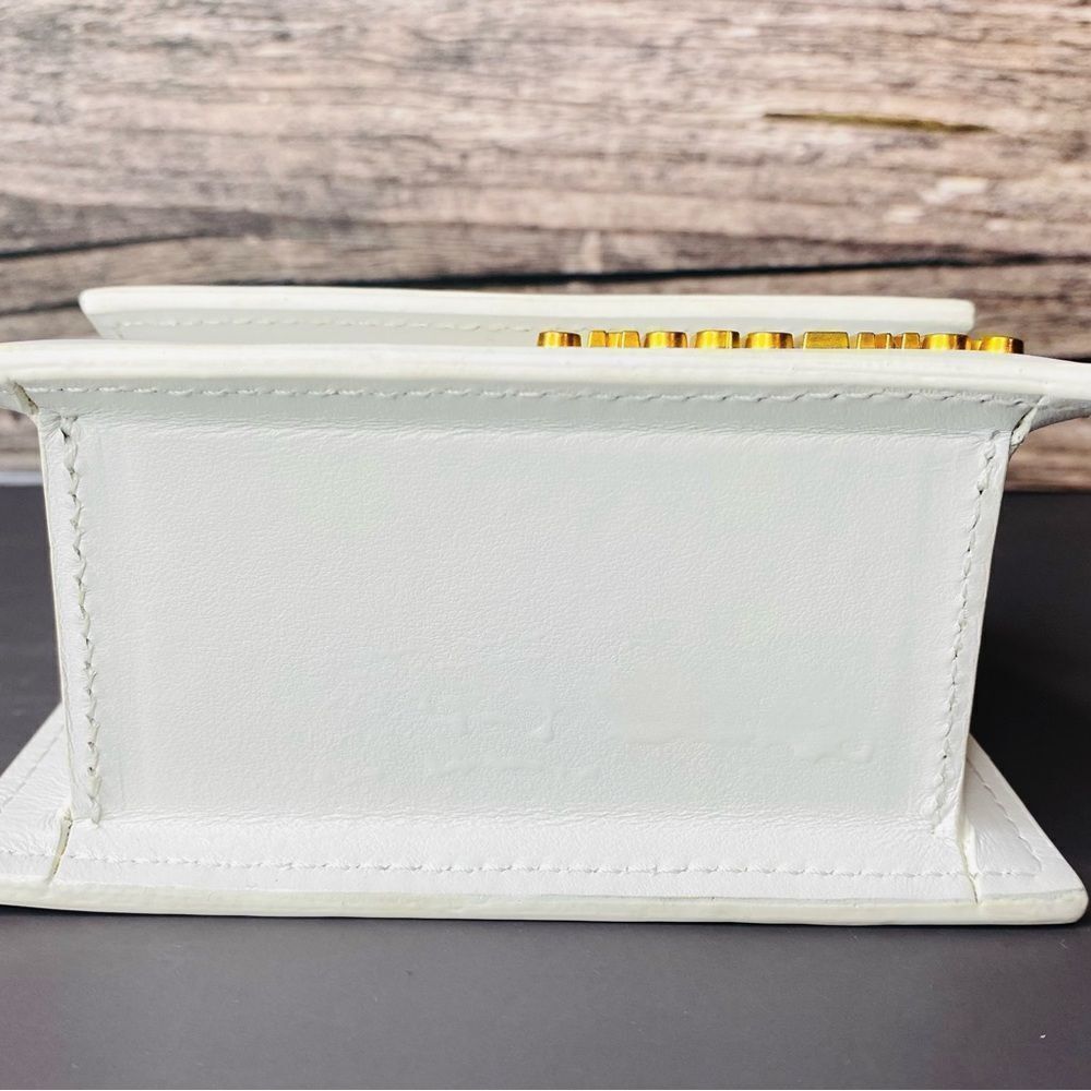 🛍️Jacquemus Authentic MINI Le Chiquito Elegant Cream/White Bag - Picture 9 of 14